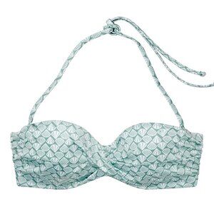 Victoria's Secret Swim Twist Push-Up Convertible Bandeau Top NWT Sz 34DDD
